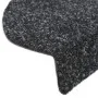 Alfombrillas de escaleras autoadhesivas 10 uds negro 56x17x3 cm de vidaXL, Alfombrillas para escalones - Ref: Foro24-149679, ...