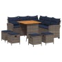 Set de sofás de jardín en forma de L con cojines 6 pzas gris by , Garden sets - Ref: Foro24-3213544, Price: 572,03 €, Discoun...