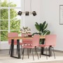Sillas de comedor 4 unidades cuero sintético rosa by , dining chairs - Ref: Foro24-3315273, Price: 173,26 €, Discount: %