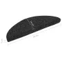 Alfombrillas de escaleras autoadhesivas 10 uds negro 56x17x3 cm de vidaXL, Alfombrillas para escalones - Ref: Foro24-149679, ...