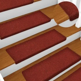 Stair mats 5 units burgundy red 65x21x4 cm by vidaXL, Stair mats - Ref: Foro24-149730, Price: 21,01 €, Discount: %