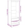 Armario de madera de ingeniería gris hormigón 80x50x200 cm von , Kleiderschränke - Ref: Foro24-3307750, Preis: 145,38 €, Raba...