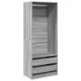 Armario de madera de ingeniería gris Sonoma 80x50x200 cm von , Kleiderschränke - Ref: Foro24-3307752, Preis: 151,60 €, Rabatt: %