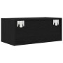 Mueble de TV madera de ingeniería roble negro 60x31x25,5 cm by , TV Furniture - Ref: Foro24-861438, Price: 40,37 €, Discount: %