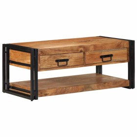 Mesa de centro madera maciza de acacia 90x50x38 cm von , Couchtisch - Ref: Foro24-4016687, Preis: 243,69 €, Rabatt: %