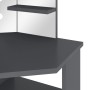 Tocador de esquina con LED gris 111x54x141,5 cm by vidaXL, Bedroom Dressers - Ref: Foro24-326532, Price: 167,36 €, Discount: %