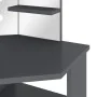 Tocador de esquina con LED gris 111x54x141,5 cm by vidaXL, Bedroom Dressers - Ref: Foro24-326532, Price: 167,48 €, Discount: %