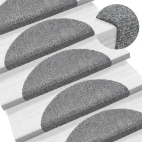 Self-adhesive stair mats 5 pcs gray 56x17x3 cm by vidaXL, Stair mats - Ref: Foro24-149680, Price: 23,87 €, Discount: %