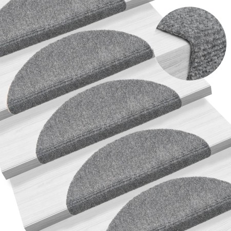 Selbstklebende Stufenmatten 5 Stück grau 56x17x3 cm von vidaXL, Treppenmatten - Ref: Foro24-149680, Preis: 24,43 €, Rabatt: %