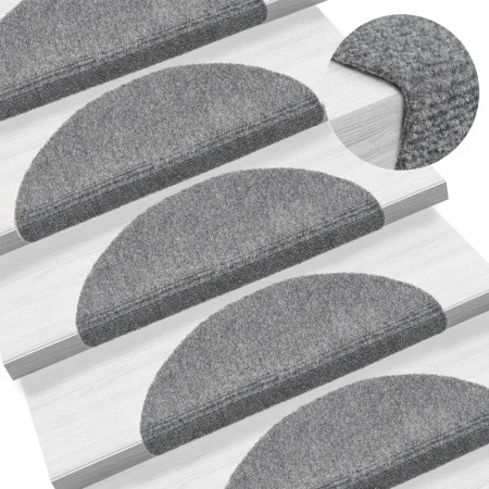 Self-adhesive stair mats 5 pcs gray 56x17x3 cm by vidaXL, Stair mats - Ref: Foro24-149680, Price: 23,87 €, Discount: %