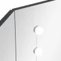 Eckschminktisch mit LED-Lichtern, grau, 111x54x141,5 cm. von vidaXL, Schlafzimmerkommoden - Ref: Foro24-326532, Preis: 166,05...