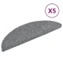 Self-adhesive stair mats 5 pcs gray 56x17x3 cm by vidaXL, Stair mats - Ref: Foro24-149680, Price: 23,87 €, Discount: %