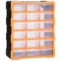 Multi-drawer organizer with 18 intermediate drawers 38x16x47 cm by vidaXL, Toolboxes - Ref: Foro24-149597, Price: 62,64 €, Di...