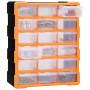 Organizer mit mehreren Schubladen und 18 Zwischenschubladen 38x16x47 cm von vidaXL, Werkzeugkästen - Ref: Foro24-149597, Prei...