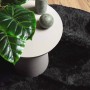 Alfombra peluda de pelo largo NAVARRA negra 120x120cm poliéster by , Rugs - Ref: Foro24-4102902, Price: 25,16 €, Discount: %