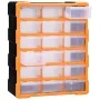 Multi-drawer organizer with 18 intermediate drawers 38x16x47 cm by vidaXL, Toolboxes - Ref: Foro24-149597, Price: 62,64 €, Di...