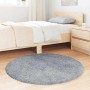 Alfombra de pelo largo NAVARRA gris plateado 100x100 cm by , Rugs - Ref: Foro24-4102900, Price: 21,65 €, Discount: %