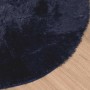 Alfombra de pelo largo NAVARRA azul marino 200x200 cm poliéster by , Rugs - Ref: Foro24-4102923, Price: 53,29 €, Discount: %