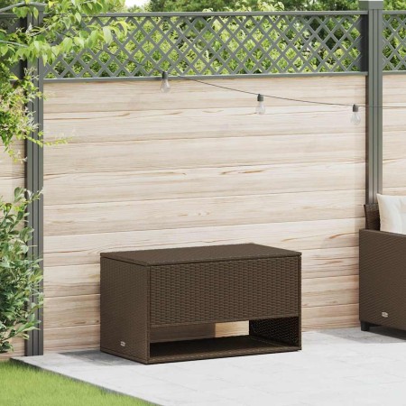 Cojines para exterior marrón 100x55x55,5 cm ratán sintético von , Aufbewahrungsboxen für den Außenbereich - Ref: Foro24-41041...