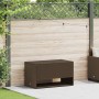 Cojines para exterior marrón 100x55x55,5 cm ratán sintético von , Aufbewahrungsboxen für den Außenbereich - Ref: Foro24-41041...
