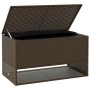 Cojines para exterior marrón 100x55x55,5 cm ratán sintético von , Aufbewahrungsboxen für den Außenbereich - Ref: Foro24-41041...