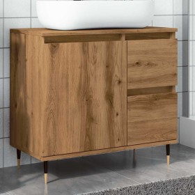 Armario de baño madera de ingeniería roble artisan 65x33x60 cm von , Badezimmerwaschtische - Ref: Foro24-857224, Preis: 91,50...