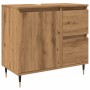 Armario de baño madera de ingeniería roble artisan 65x33x60 cm von , Badezimmerwaschtische - Ref: Foro24-857224, Preis: 92,36...