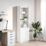 Aparador alto blanco 50x35x180 cm madera de ingeniería de , Aparadores - Ref: Foro24-3328462, Precio: 112,54 €, Descuento: %