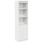 Aparador alto blanco 50x35x180 cm madera de ingeniería de , Aparadores - Ref: Foro24-3328462, Precio: 112,54 €, Descuento: %