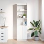 Aparador alto blanco 50x35x180 cm madera de ingeniería de , Aparadores - Ref: Foro24-3328462, Precio: 112,54 €, Descuento: %