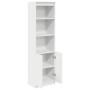 Aparador alto blanco 50x35x180 cm madera de ingeniería de , Aparadores - Ref: Foro24-3328462, Precio: 112,54 €, Descuento: %