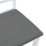 Sillas de comedor con cojines 2uds madera maciza blanco caucho von , Essstühle - Ref: Foro24-4102405, Preis: 114,96 €, Rabatt: %