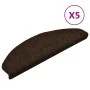 Self-adhesive stair tread mat 10 units 65x21x4 cm brown by vidaXL, Stair mats - Ref: Foro24-149712, Price: 21,18 €, Discount: %