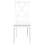 Sillas de comedor 2 unidades madera maciza de caucho blanco von , Essstühle - Ref: Foro24-4102407, Preis: 116,24 €, Rabatt: %