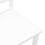 Sillas de comedor 2 unidades madera maciza de caucho blanco von , Essstühle - Ref: Foro24-4102407, Preis: 116,24 €, Rabatt: %