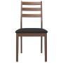 Sillas de comedor con cojines 2 uds madera maciza marrón caucho von , Essstühle - Ref: Foro24-4102516, Preis: 135,58 €, Rabat...