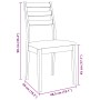 Sillas de comedor con cojines 2 uds madera maciza marrón caucho von , Essstühle - Ref: Foro24-4102516, Preis: 135,58 €, Rabat...