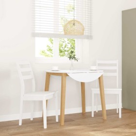 Sillas de comedor 2 unidades madera maciza de caucho blanco by , dining chairs - Ref: Foro24-4102521, Price: 137,61 €, Discou...