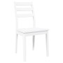 Sillas de comedor 2 unidades madera maciza de caucho blanco by , dining chairs - Ref: Foro24-4102521, Price: 139,69 €, Discou...