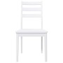 Sillas de comedor 2 unidades madera maciza de caucho blanco by , dining chairs - Ref: Foro24-4102521, Price: 139,69 €, Discou...