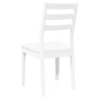 Sillas de comedor 2 unidades madera maciza de caucho blanco by , dining chairs - Ref: Foro24-4102521, Price: 139,69 €, Discou...