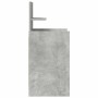 Mesilla de noche con 2 cajones gris hormigón 38x34x80 cm by , Nightstands - Ref: Foro24-861361, Price: 55,60 €, Discount: %