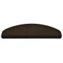 Alfombrilla autoadhesiva de escalera 10 uds 65x21x4 cm marrón de vidaXL, Alfombrillas para escalones - Ref: Foro24-149712, Pr...