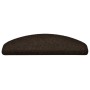 Self-adhesive stair tread mat 10 units 65x21x4 cm brown by vidaXL, Stair mats - Ref: Foro24-149712, Price: 21,55 €, Discount: %