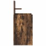 Mesilla de noche con 2 cajones roble ahumado 38x34x80 cm de , Mesitas de noche - Ref: Foro24-861363, Precio: 56,71 €, Descuen...