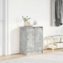 Zapatero gris hormigón 57x34x76 cm madera industrial by , Shoe racks and shoe organizers - Ref: Foro24-861871, Price: 78,50 €...