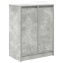 Zapatero gris hormigón 57x34x76 cm madera industrial by , Shoe racks and shoe organizers - Ref: Foro24-861871, Price: 78,50 €...
