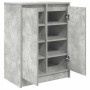 Zapatero gris hormigón 57x34x76 cm madera industrial by , Shoe racks and shoe organizers - Ref: Foro24-861871, Price: 78,50 €...