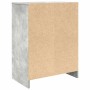 Zapatero gris hormigón 57x34x76 cm madera industrial by , Shoe racks and shoe organizers - Ref: Foro24-861871, Price: 78,50 €...