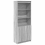 Aparador alto madera de ingeniería gris Sonoma 70x35x180 cm by , Sideboards - Ref: Foro24-3328476, Price: 127,29 €, Discount: %